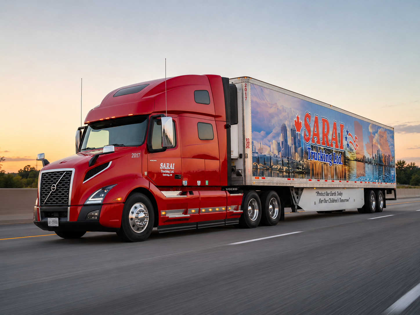 Sarai Trucking Limited fleet